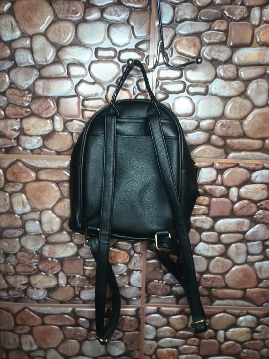 Juicy Couture Mini Backpack Purse Black Gold Hardware Pre-owned Good Condition main image 9